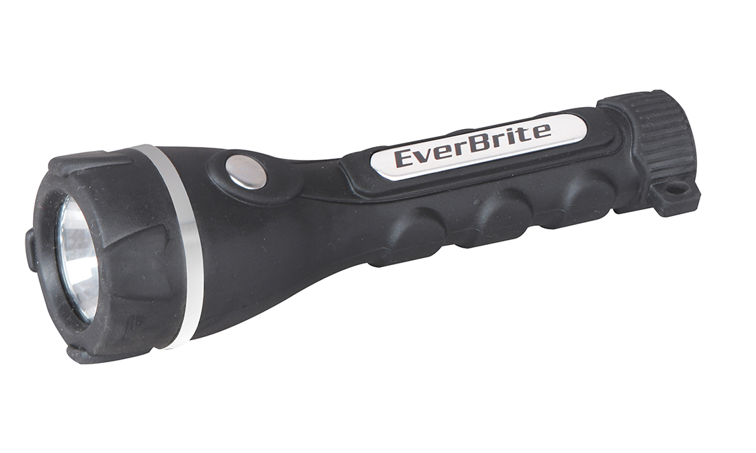 3 LED RUBBER FLASHLIGHT2AAEverBrite