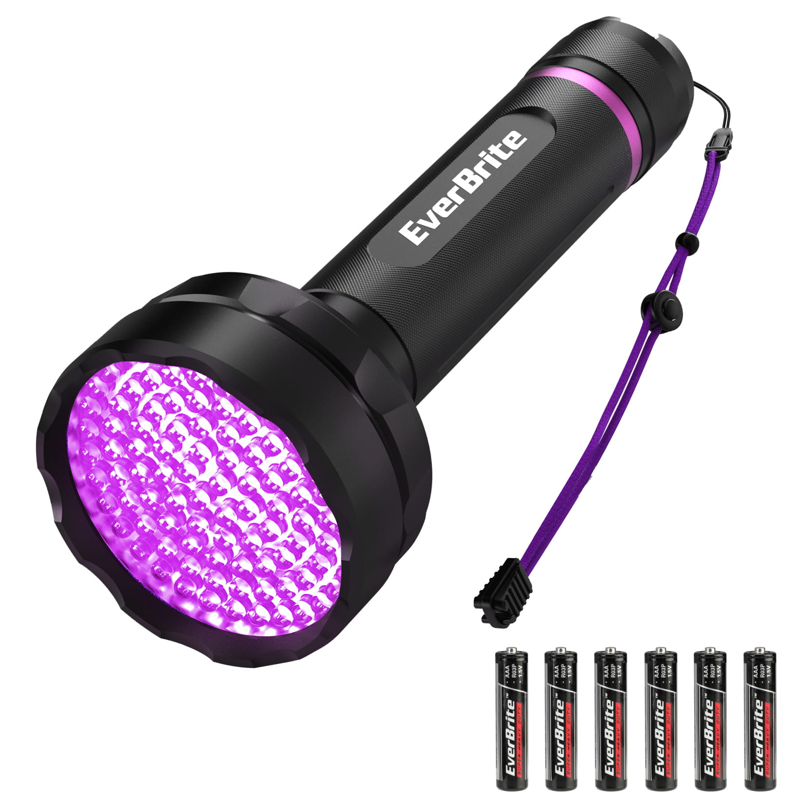 EVERBRITE 100 LED UV BLACK LIGHT FLASHLIGHT