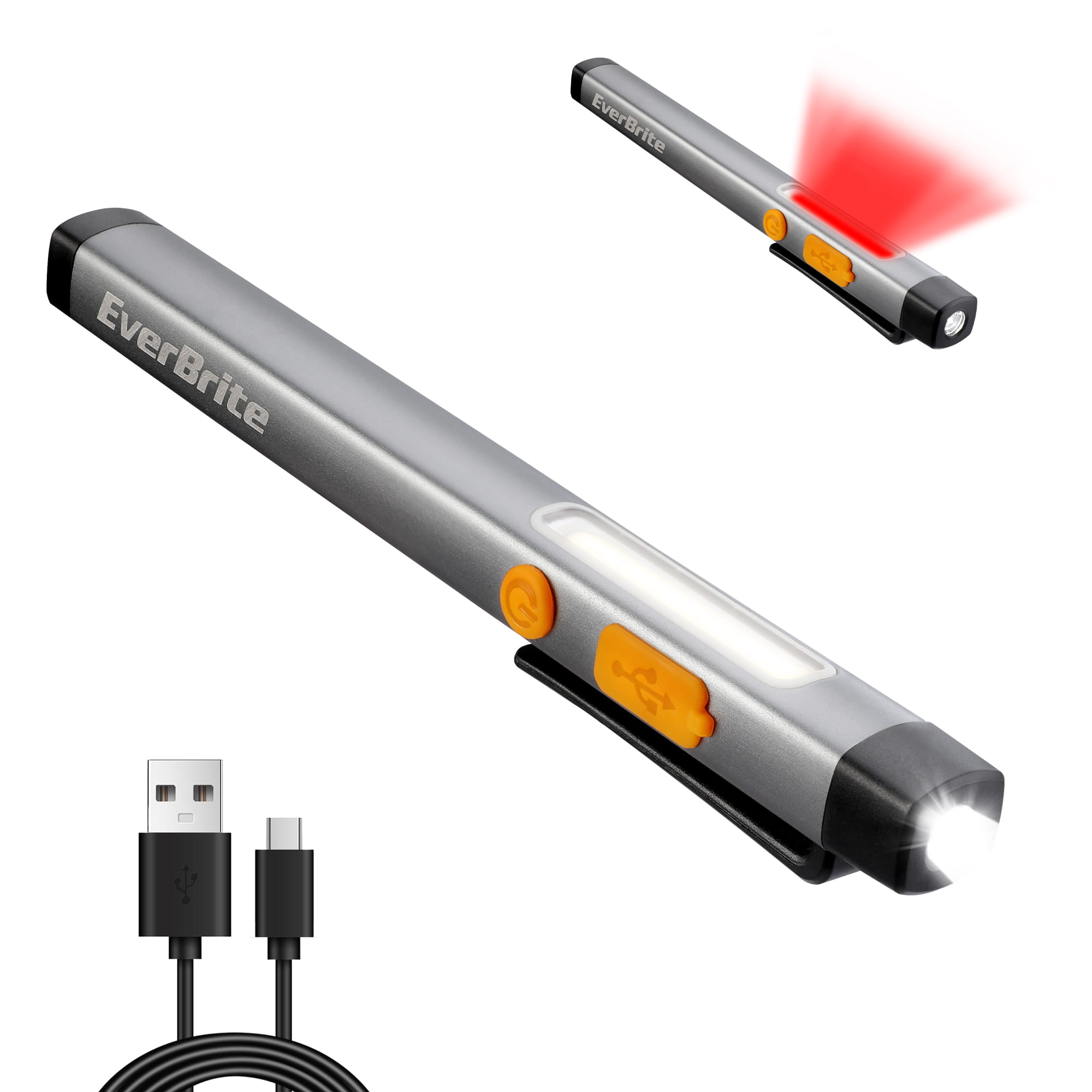 RECHARGEABLE ALUMINIUM PEN LIGHT