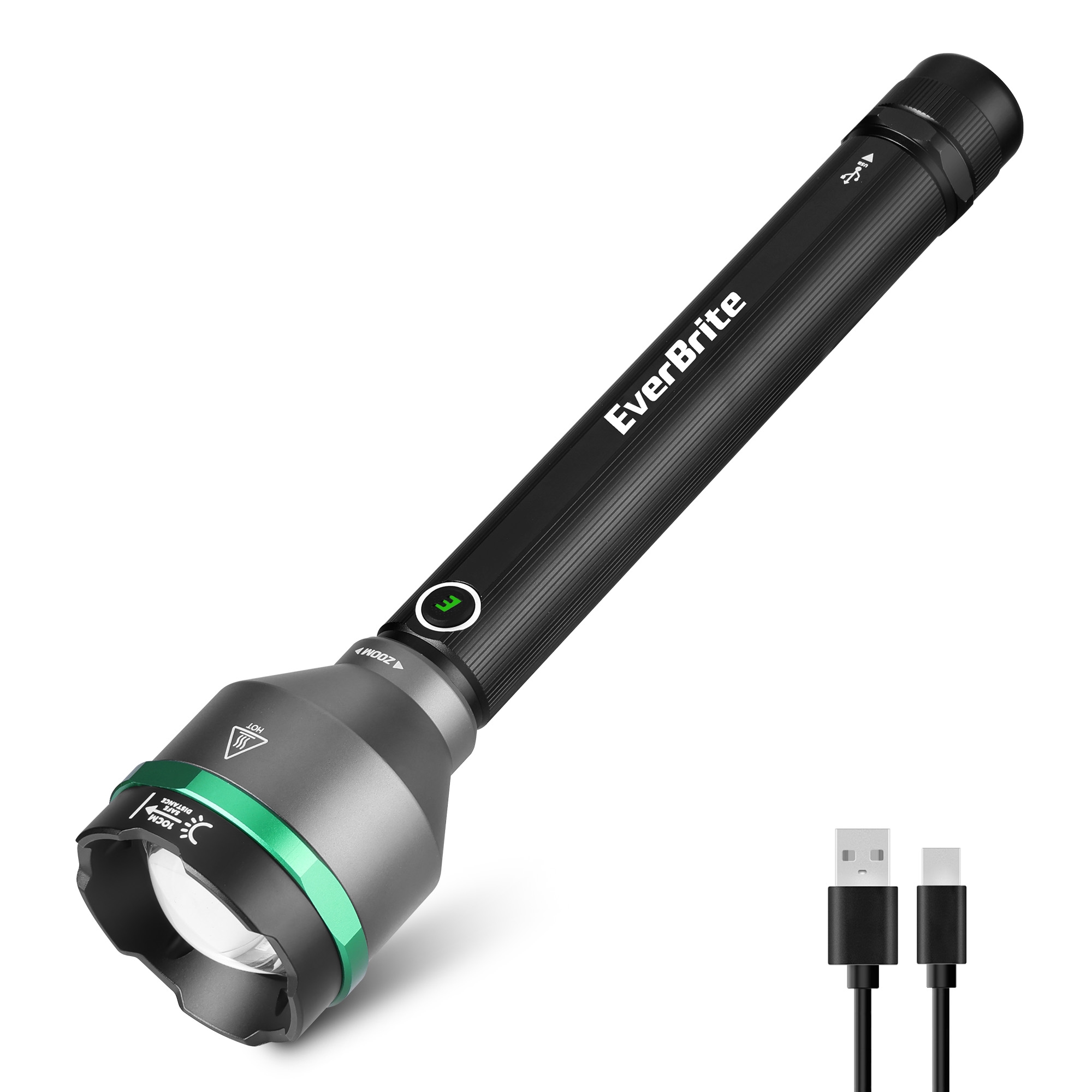 Zoomable Rechargeable Flashlight