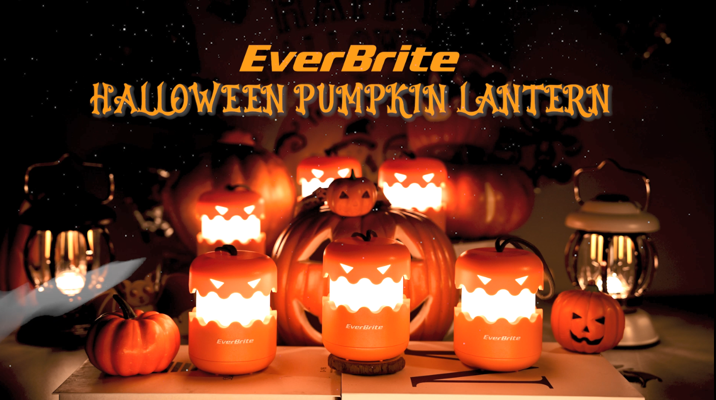 everbrite e041045 pumpkin lanterns using scene