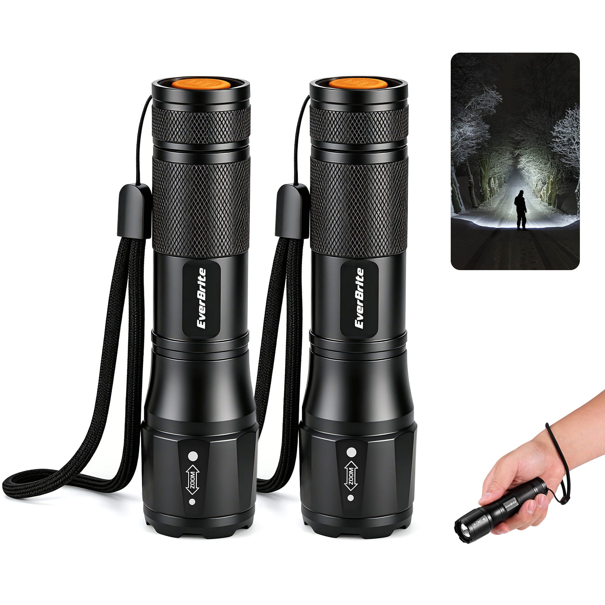 EverBrite 2Pack Zoomable Tactical  Flashlight - image 2