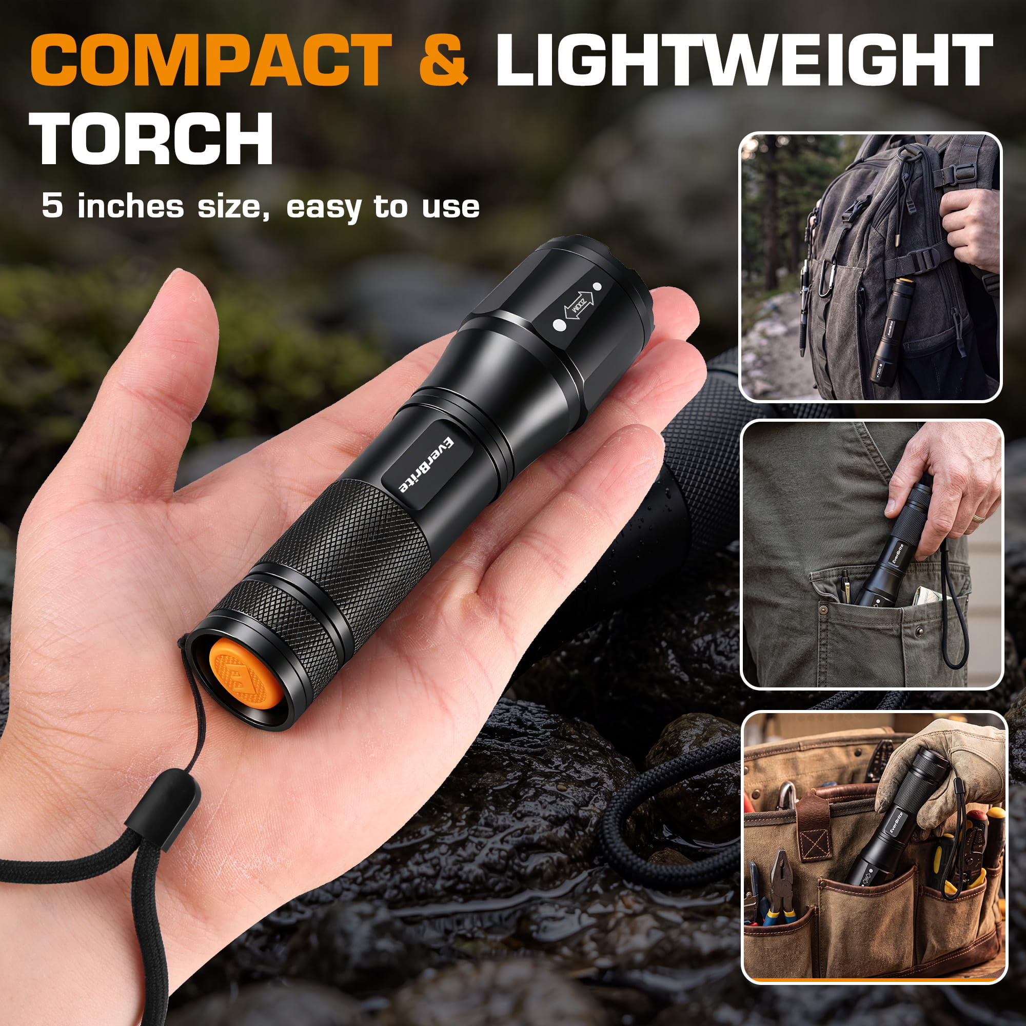 EverBrite 2Pack Zoomable Tactical  Flashlight - image 3