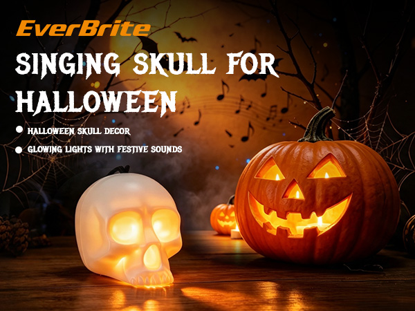 EverBrite 3AAA Skull Light with Music  - image 2