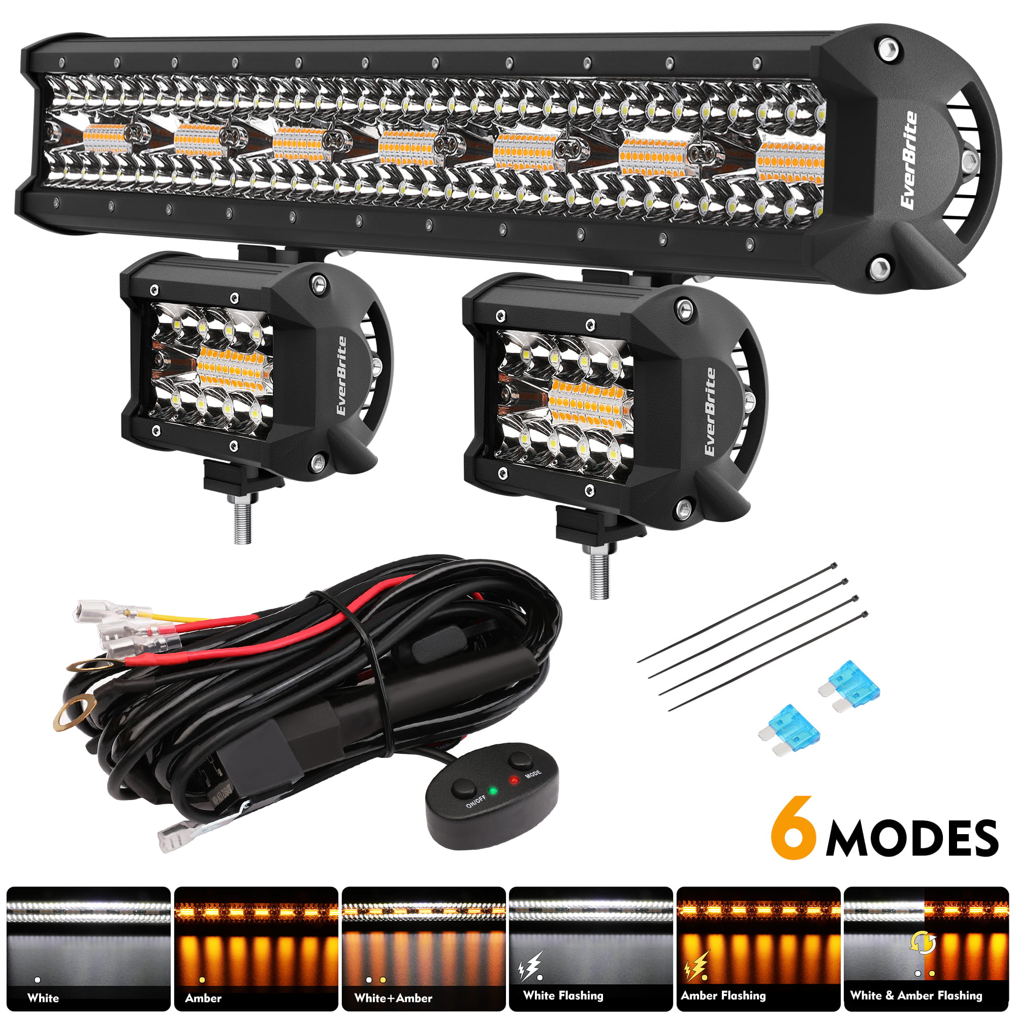 3PC LED LIGHT BAR KIT