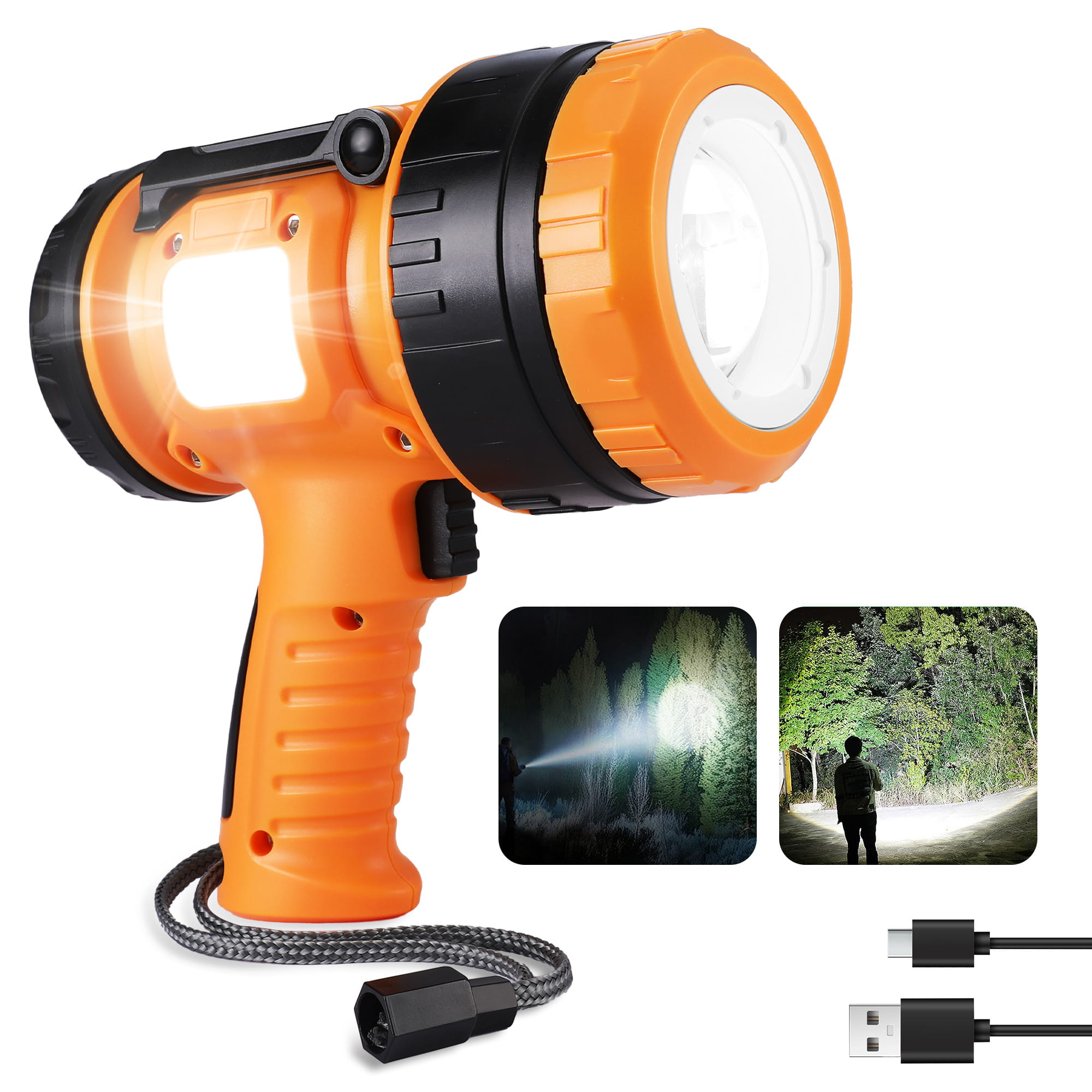 RECHARGEABLE ZOOMABLE SPOTLIGHT