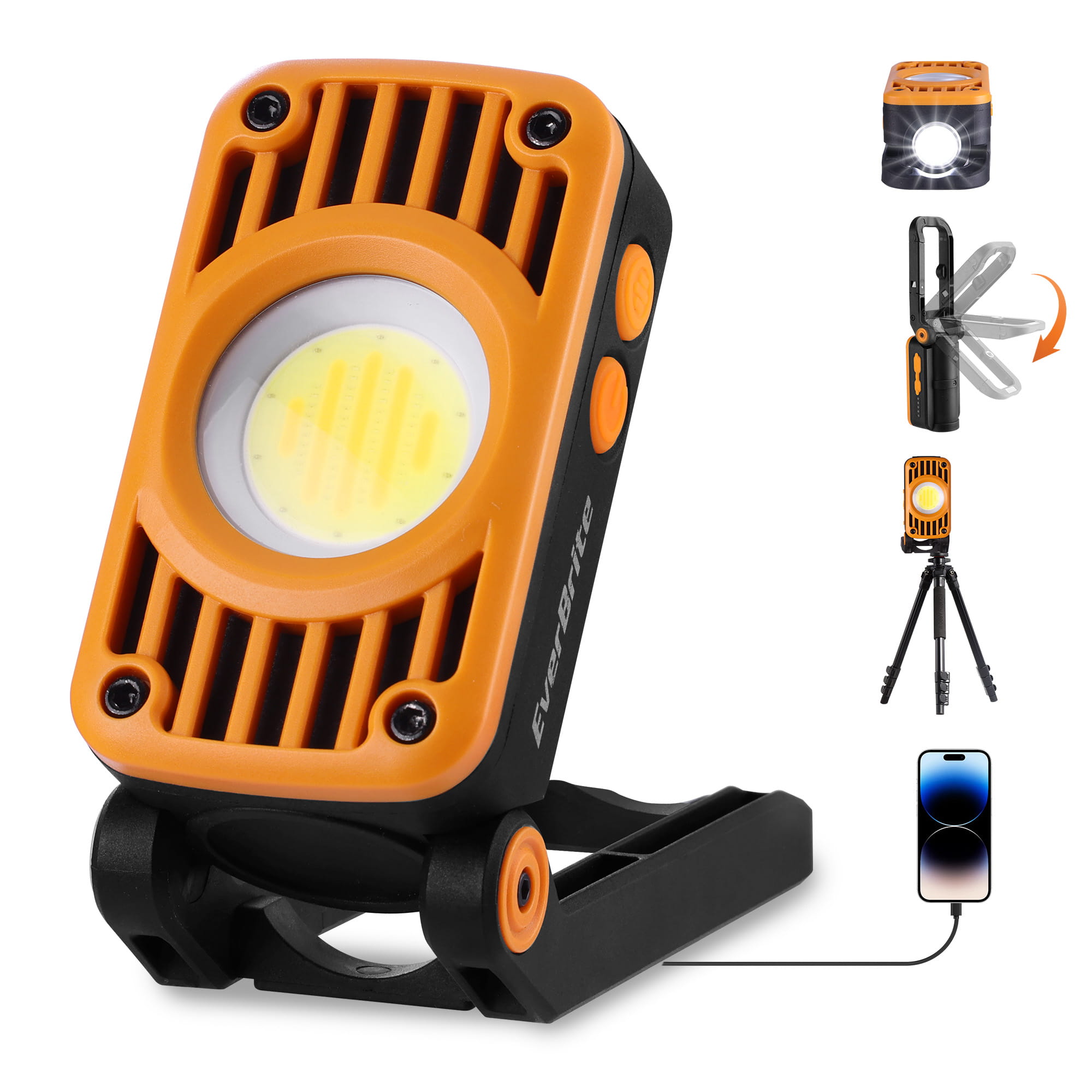 COB RECHARGEABLE FOLDING WORK LIGHT