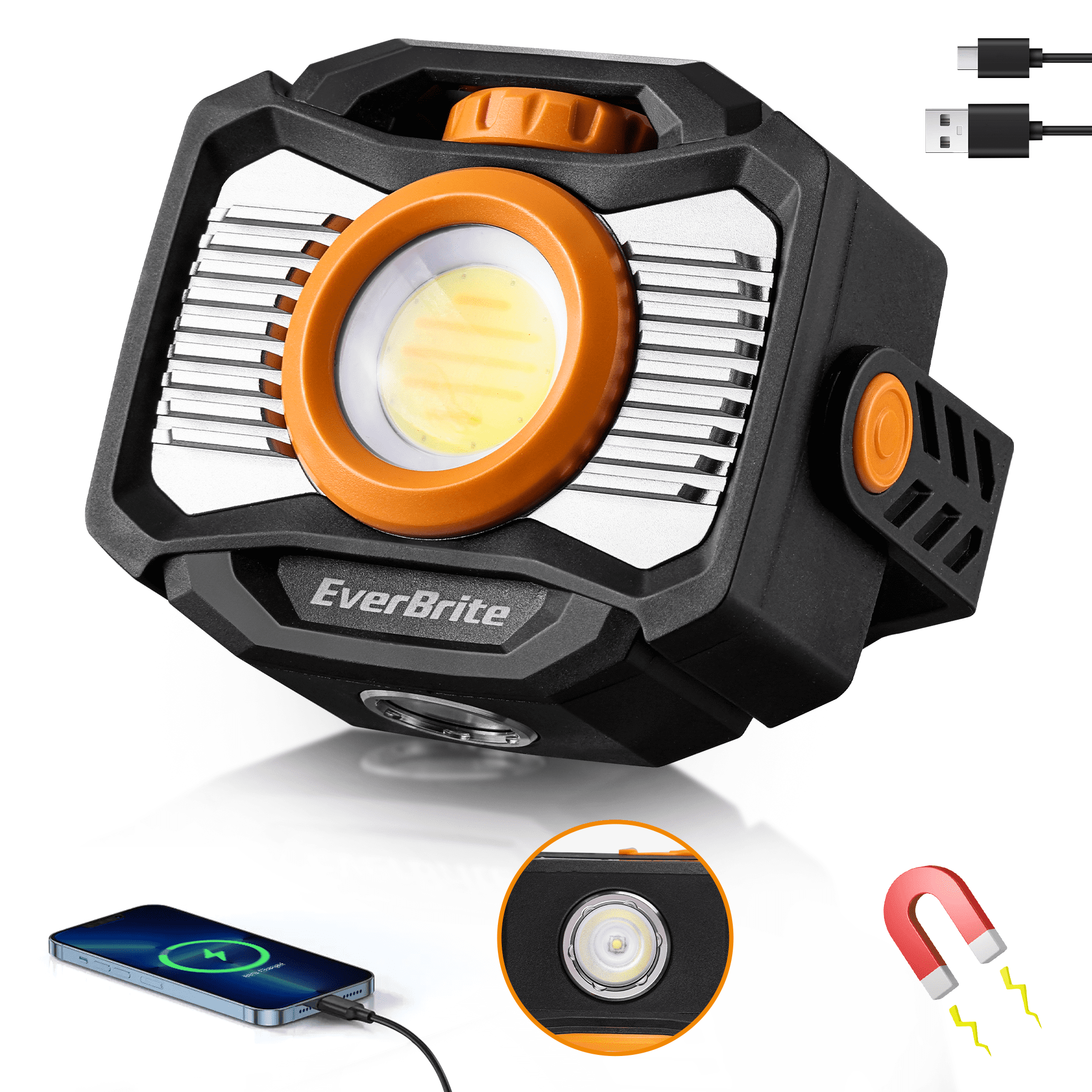 COB+LED RECHARGEABLE WORK LIGHT